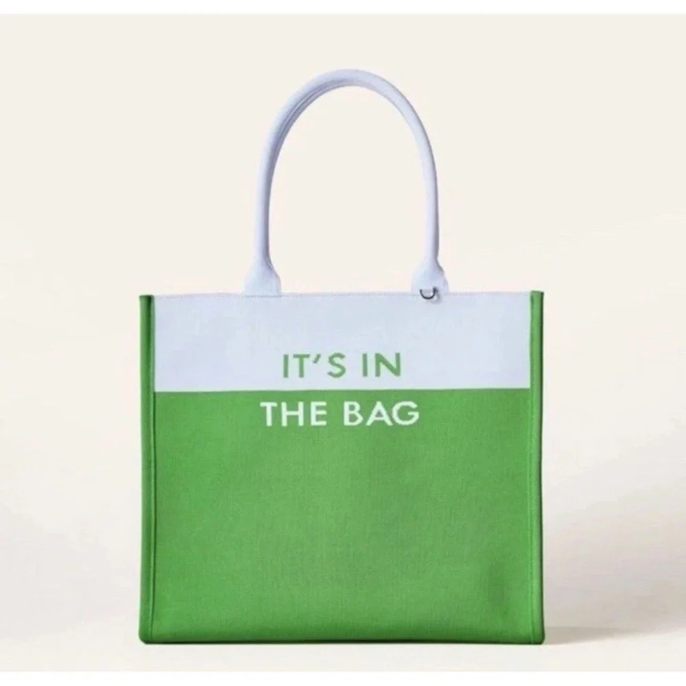 NEW Knit Tote kate spade ny x‎ Target Green/light Blue It's in the Bag; In Hand!